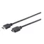 Przewód przedłużający MicroConnect HDMI 1.4 (męski) - HDMI 1.4 (żeński) 1m czarny