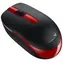 Genius NX-7007 czarno-czerwona / bezprzewodowa mysz optyczna / 1200 DPI / odbiornik USB / 1x AA