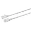 MicroConnect CAT6a U/UTP SLIM 7,5 m biały / LSZH