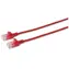 MicroConnect CAT6a U/UTP SLIM 7,5 m czerwony / LSZH