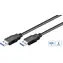 Kabel MicroConnect USB3.0 A (M) - USB3.0 A (M) 3M czarny / 5000Mbit/s