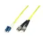 Cable światłowodowy MicroConnect LC/ST jednomodowy dupleks OS2 3M żółty
