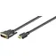 Kabel MicroConnect Dual-link HDMI (M) - DVI-D 24+1 (M) 3M czarny / FullHD (1920x1080) @ 60Hz / dwukierunkowy 