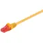 MicroConnect CAT6 U/UTP 20m żółty / PVC