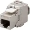 MicroConnect STP CAT6a Keystone RJ-45 (M) - IDC (M) szary
