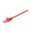 MicroConnect CAT5e U/UTP 15m czerwony / PVC