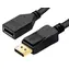 Przewód przedłużający MicroConnect DisplayPort MF 1 m czarny / 21,6 Gb/s