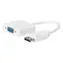 Adapter MicroConnect Active DisplayPort 1.2 (M) - VGA biały