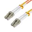 Cable światłowodowy MicroConnect LC/LC wielomodowy dupleks OM2 15m pomarańczowy