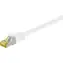 Kabel krosowy MicroConnect CAT7 S/FTP 5m biały / LSZH