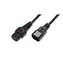 Kabel przedłużający MicroConnect z blokadą IEC C13 - C14 3M czarny