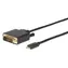 Kabel MicroConnect USB-C (M) - DVI-D Dual-Link (M) 1,8 m czarny 