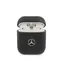 Skórzane etui Mercedes do Apple AirPods 1 i 2 w kolorze czarnym