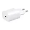 Ładowarka podróżna Samsung EP-TA800EWE USB-C 25W biała (w torbie) / wyprzedaż