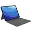 Etui ochronne Logitech Combo Touch z klawiaturą brytyjską do Apple iPad Pro 11" (1., 2. i 3. generacji) w kolorze szarym