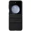Skórzane etui Samsung Flap ECO-Leather Case na tył Samsung Galaxy Z Flip5 w kolorze czarnym