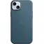 Etui na Apple wykonane z tkaniny FineWoven z MagSafe do iPhone'a 15 PLUS w kolorze Pacific Blue