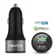 Ładowarka samochodowa Nevox Kfz czarna / 1x USB-A / 1x USB-C / 63W