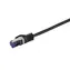 LogiLink C6A123S Ultraflex czarny / Kabel krosowy / CAT6A / S/FTP / RJ45 / 30m