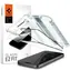 Szkło ochronne Spigen Glass tR EZ Fit 2 Pack do Apple iPhone 15 Pro Max FC w kolorze czarnym