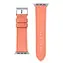 Skórzany pasek LAUT Milano do Apple Watch 42 i 44 mm w kolorze koralowym