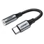 Ugreen Kabel USB-C (M) - Jack 3,5 mm (F) 0,1 m, czarny