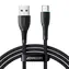 Joyroom SA32-AC6 Kabel ładujący USB-A (M) - USB-C (M) 100 W 1,0 m czarny