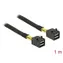 DeLock Kabel Mini SAS HD SFF-8643 (M) - Mini SAS HD SFF-8643 (M) 1m czarny