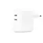 Dwuportowy zasilacz Apple 35 W USB-C / 35 W / dla iPhone'a, iPada i MacBooka / bez kabla