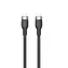 Kabel Hyper Charger Silikonowy 240W USB-C (M) - USB-C (M) 2 m czarny
