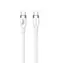 Kabel Hyper Charger Silikonowy 240W USB-C (M) - USB-C (M) 2 m biały