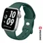 Swissten Silikonowy pasek do Apple Watch 38/40/41mm zielony
