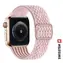 Swissten Nylonowy pasek z klamrą do Apple Watch 38/40/41mm w kolorze różowym