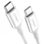 Ugreen US264 Kabel ładujący USB-C (M) - USB-C (M) 2 m biały / QC4.0