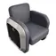 E-BLUE EEC346-11 Sofa gamingowa szara / skóra syntetyczna / ładowność do 200 kg
