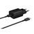 Zasilacz Samsung z szybkim ładowaniem (25W) czarny / kabel 1m / USB-C / 3A / opakowanie zbiorcze