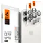 Spigen Glass tR EZ Fit Optik Pro szkło ochronne na aparat Apple iPhone 15 Pro i 15 Pro Max 2szt białe