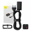 Baseus CCGP040101 Szybka ładowarka GaN3 Pro czarna / 2x USB-A / 2x USB-C / 65W
