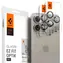 Spigen Glass tR EZ Fit Optik Pro szkło ochronne na obiektyw aparatu do Apple iPhone 15 Pro/15 Pro Max naturalny Titan 2szt