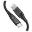 Swissten SOFT SILICONE kabel do transmisji danych USB - USB-C 0,4m czarny