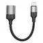 Adapter Swissten TEXTILE OTG Lightning (M) na USB-A (F) 0,13 m czarny