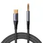 Joyroom SY-A07 Kabel Jack 3,5 mm (M) - USB-C (M) 1,2 m szary 