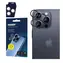 Szkło aparatu 3mk HARDY Lens Protection Pro do Apple iPhone 15 Pro Max w kolorze czarnym