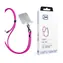 Przewód telefoniczny 3mk EasyClip Różowy (czarny)