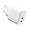VOLTME Revo 45 Duo CC 45W biały / GaN / 45W / 2x USB-C 
