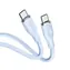 Kabel VOLTME Powerlink Moss Series CTC USB-C(M) 3A/60W 1m niebieski / 2x USB-C(M)