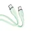 Kabel VOLTME Powerlink Moss Series CTC USB-C(M) 3A/60W 1m zielony / 2x USB-C(M)
