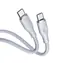 Kabel VOLTME Powerlink Moss Series CTC USB-C(M) 3A/60W 1m szary / 2x USB-C(M)