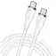 Kabel VOLTME Powerlink Moss Series CTC USB-C(M) 5A/100W 1,8m biały / 2x USB-C(M)
