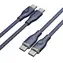 Kabel VOLTME Powerlink Rugg Series CTC USB-C(M) 3A/60W 1m niebieski / 2x USB-C(M)